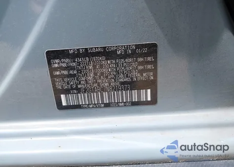 2022 Subaru Crosstrek из США, поврежденный, VIN JF2GTABC7N8219373